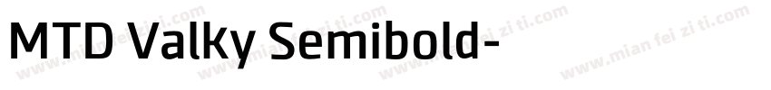 MTD Valky Semibold字体转换